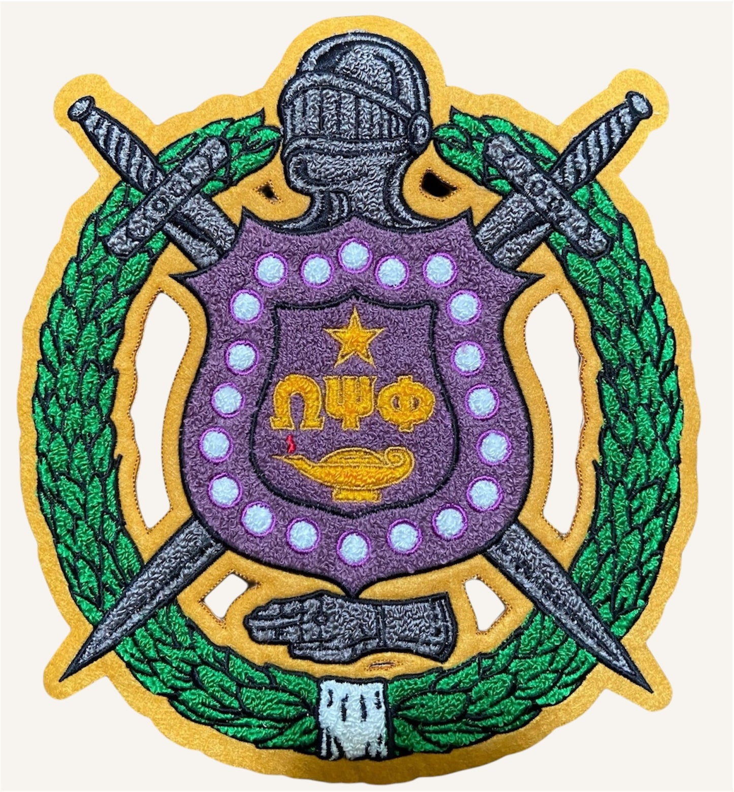 1968 Escutcheon Patch (Chenille 9.5 Inches)