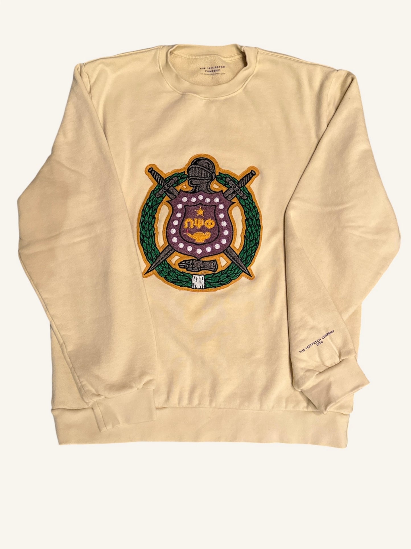 PRE ORDER LIMITED RUN:Cream 1968 Escutcheon Crew only 50 produced