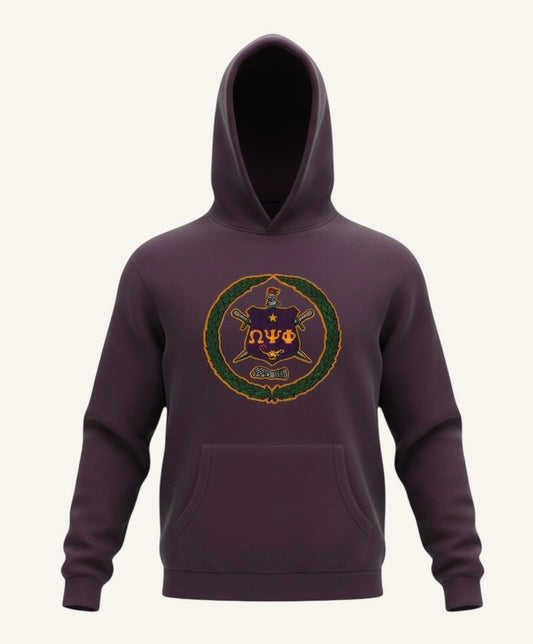 LIMITED RUN: Plum Heaven 1914 Escutcheon Hoodie