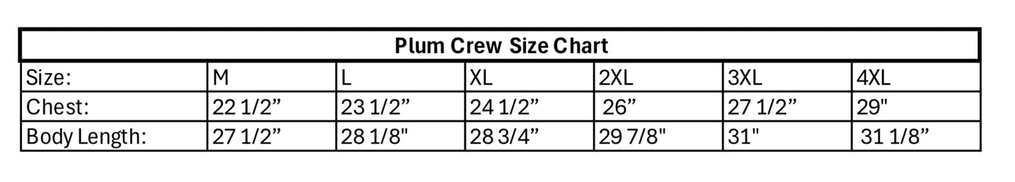 8 left (4M/4L) LIMITED RUN:1940 Plum Heaven Escutcheon Crew only 100 produced