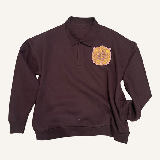 LIMITED RUN:1923 Escutcheon Plum Heaven Polo (long sleeve with pockets) only 100 produced