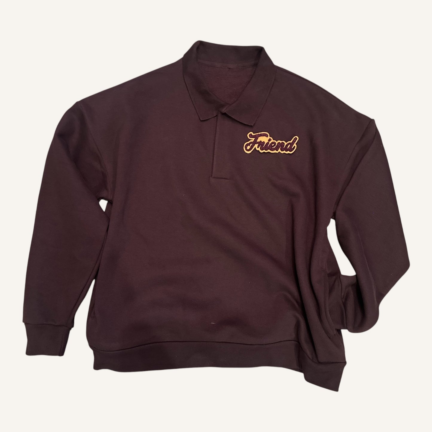 LIMITED RUN:Friend Plum Heaven Polo (long sleeve with pockets) only 100 produced