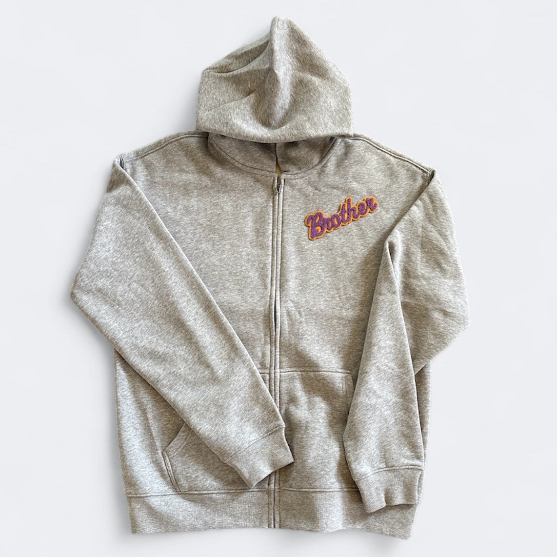 Brothers Only Zip Up Hoodie